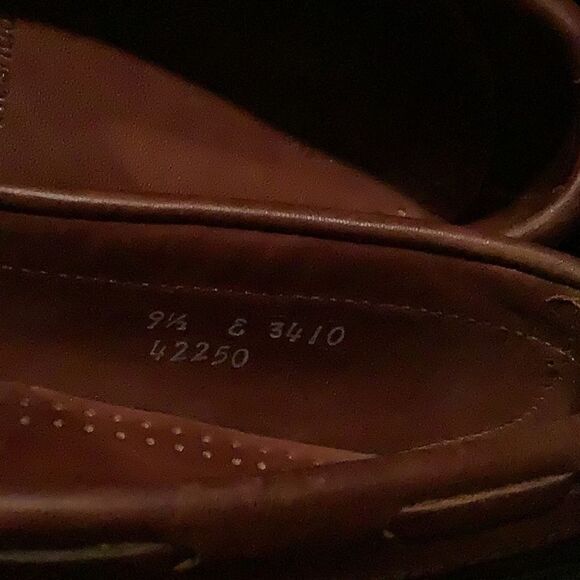 ALLEN EDMONDS Nashua Tassle Loafers Black Brown Pebbled Leather Men’s Shoes 9.5